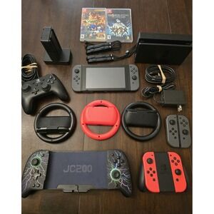 Nintendo Switch Console Bundle with Controllers, games, dock and accessories
